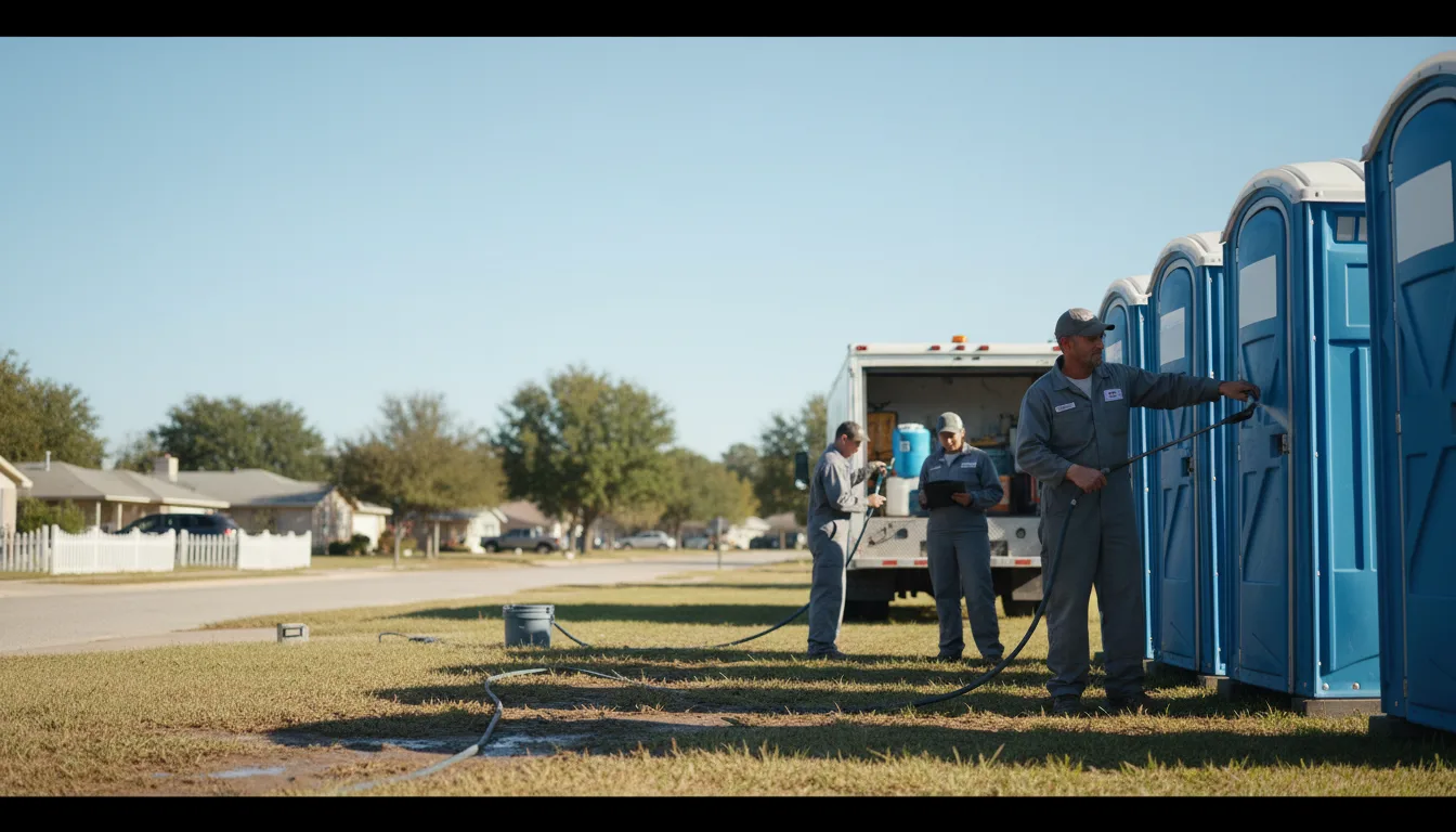 Long-Term Portable Toilet Rental in Ohlman, IL near me